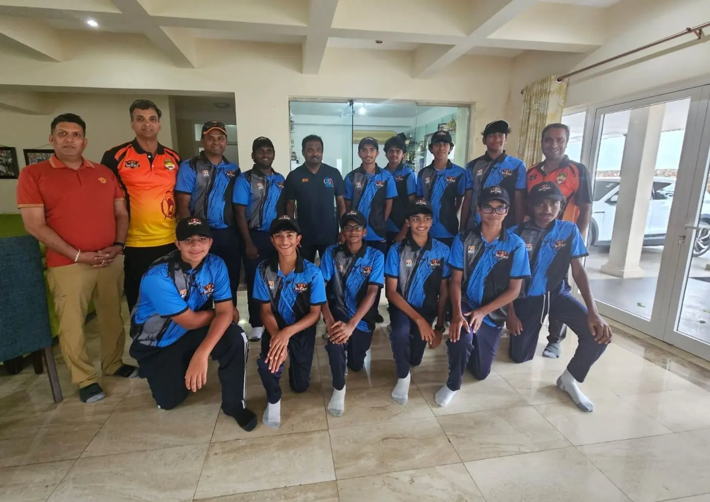 SCCAY squad meeting Muttiah Muralitharan